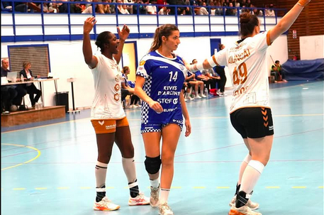 Reportage - Coupe de France Nationale - J2 - Inès Ségur (CA Bèglais HB) bien servie