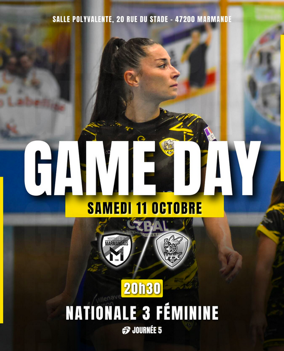 L'affiche - Nationale 3 Territoriale - J5 - Villenave défie Marmande