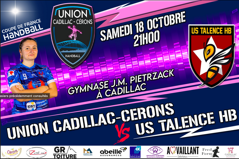 Coupe de France départementale - 1er tour - Cadillac Cerons qualifiée