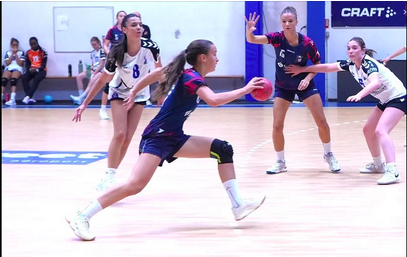 Reportage - U17 France - J5 - Léonor Fernandez (Mérignac HB) preneuse d'espaces