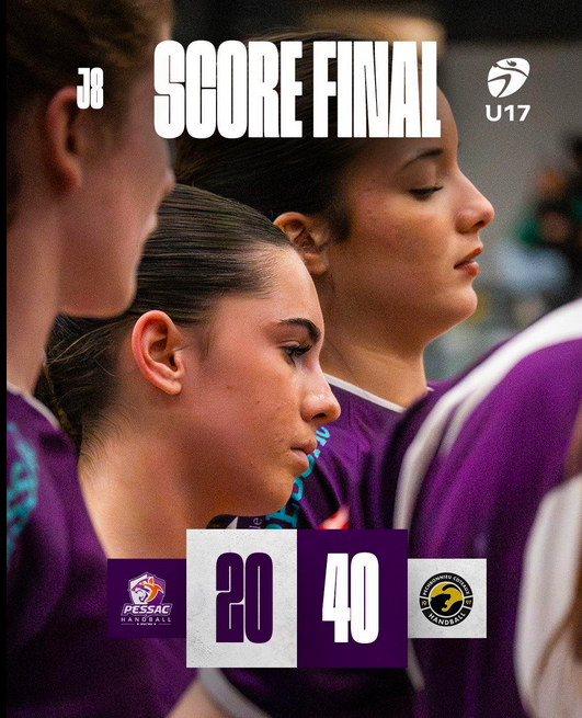 U17 - J8 - Dur apprentissage pour les Pessacaises