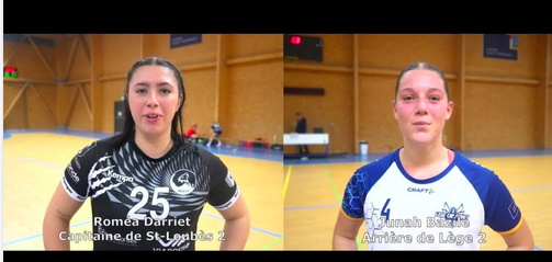 Reportage - Nationale 3 Territoriale - Poule A - J9 - Roméa Darriet (Saint Loubès HB) : &quot;On la gagne au mental&quot; ; Junah Bazile (Lège Cap-Ferret HB) : &quot;Forcément frustrée&quot;