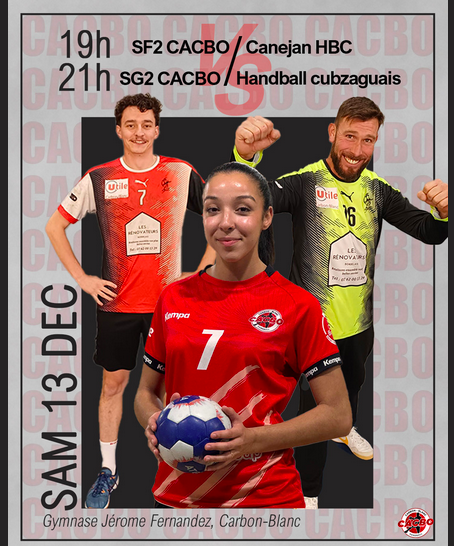 L'affiche - Pré-régionale - J10 - Carbon Blanc peut grignoter des points