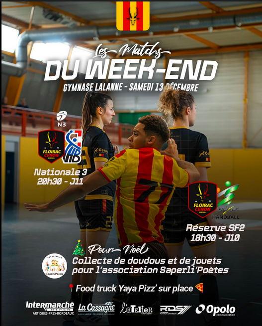 L'affiche - Excellence régionale - Poule B - J10 - Floirac veut briller au pied du sapin