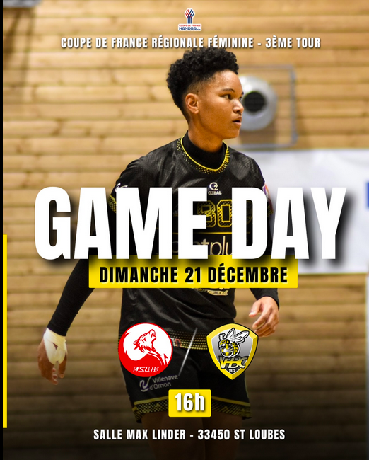 L'affiche - Coupe de France régionale - Tour 3 - Saint Loubès défie Villenave