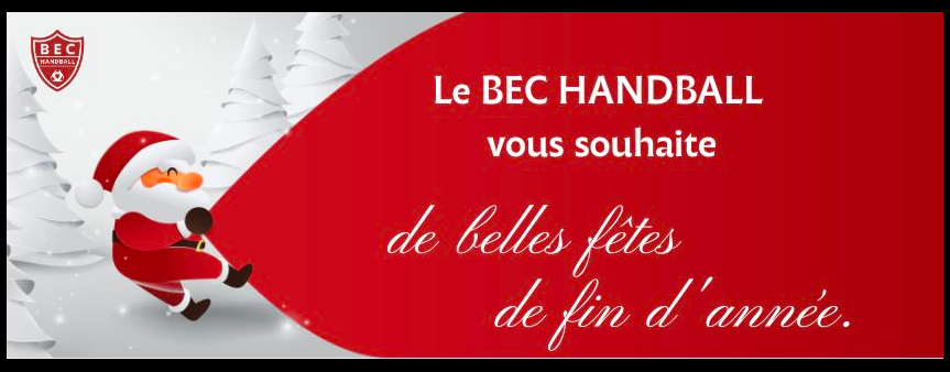 Le Bordeaux EC Handball vous souhaite de bonnes fêtes