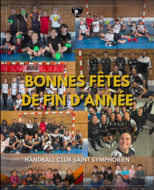 Le HC Saint Symphorien Handball vous souhaite de bonnes fêtes
