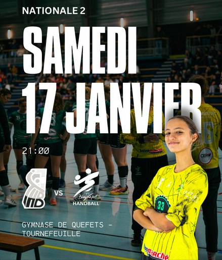 L'affiche - Nationale 2 - Poule 1 - J10 - Blanquefort pour le doublé