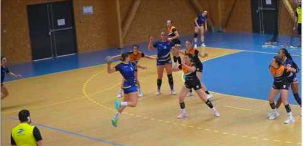 Highlights - Nationale 2 - Poule 1 - J14 - Charlotte Ronteix (Lège Cap-Ferret HB) la stabilisatrice