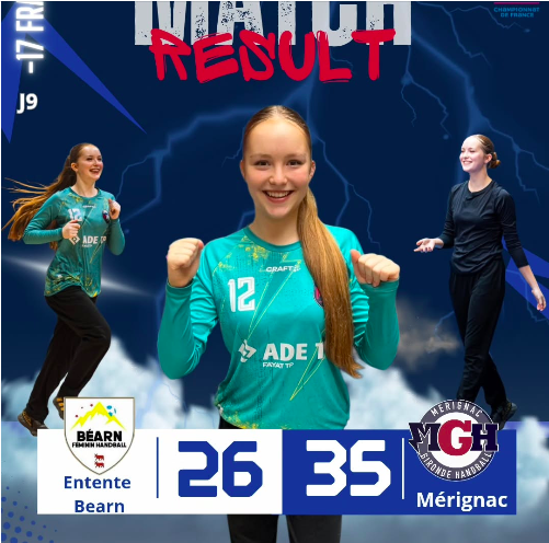 U17 - Niveau haut - Poule 1 - J9 - Mérignac en quarts de finale