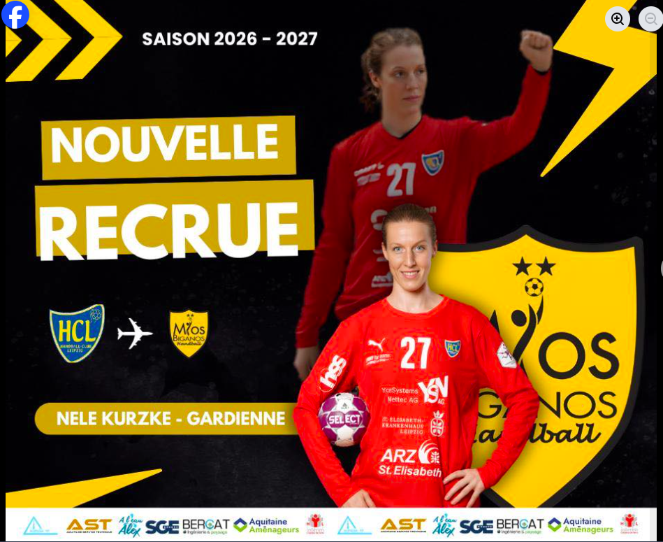 Nationale 1 - Transferts - Une gardienne allemande à Mios-Biganos