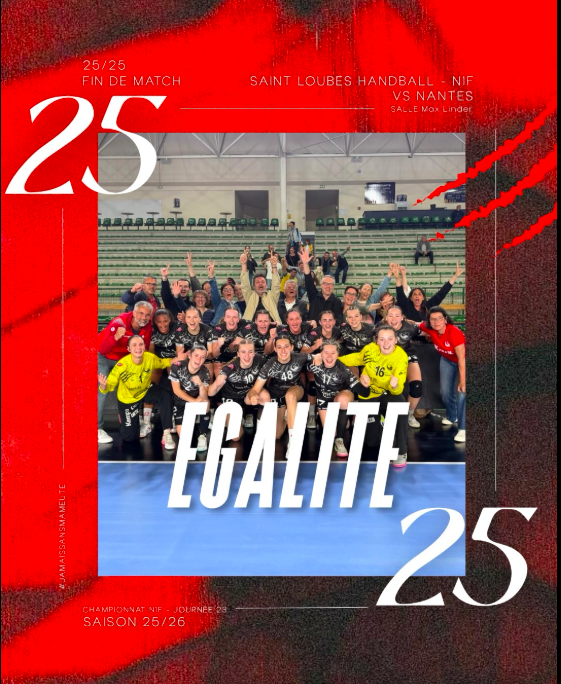 Nationale 1 - J23 - Saint Loubès accroche deux points à Nantes et assure son maintien