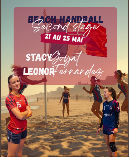 Beach Handball - Stage tricolore pour deux Mérignacaises