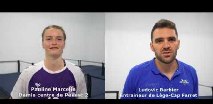 Reportage - Nationale 2 - Poule 1 - J19 - Pauline Marcelin (Stade Pessacais UC HB) : "Prendre du plaisir" ; Ludovic Barbier (Lège Cap-Ferret HB) : "On s'est battues seules"
