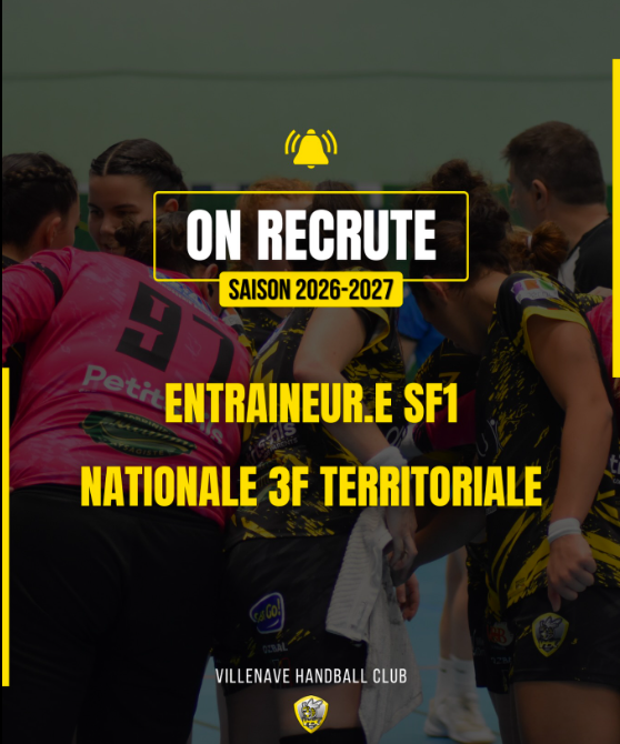 Nationale 3 Territoriale - Villenave recherche son futur entraineur