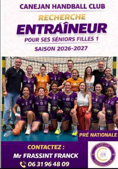 Prénationale - Canéjan recherche son nouvel entraineur