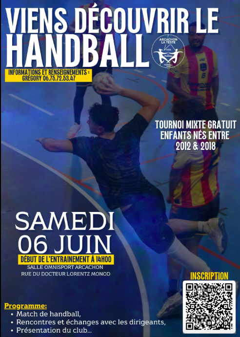 A la découverte du handball à Arcachon
