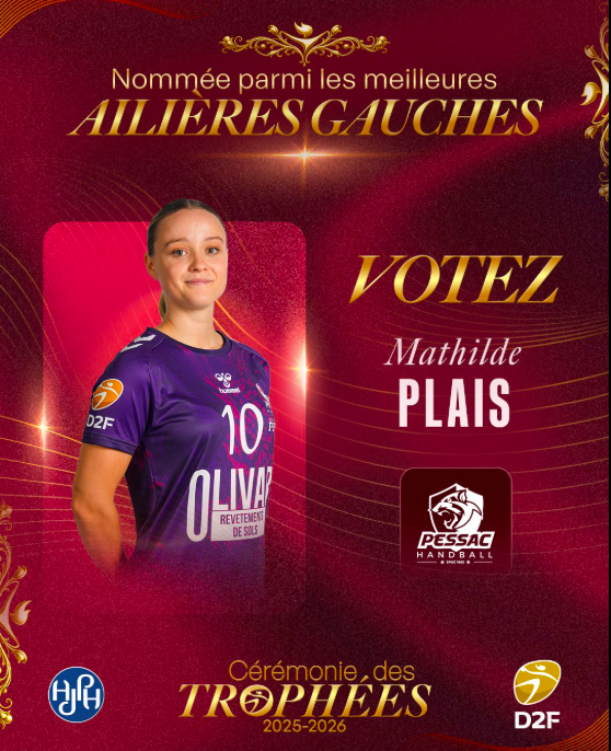 Division 2 - Les sélectionnées girondines aux Trophées LFH