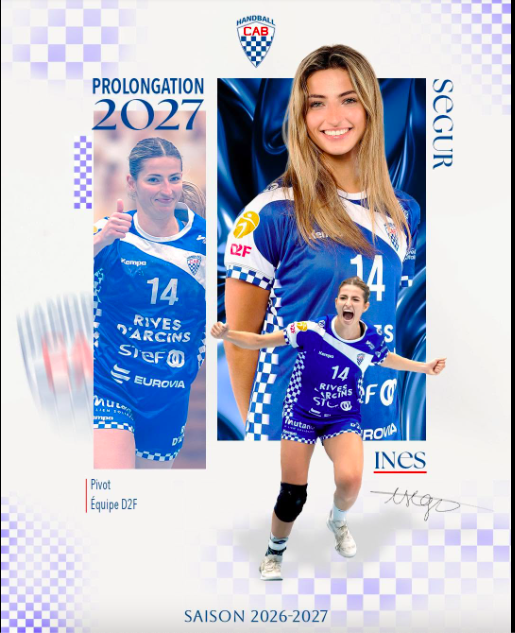 Division 2 - Prolongation - Inès Ségur fidèle au CAB