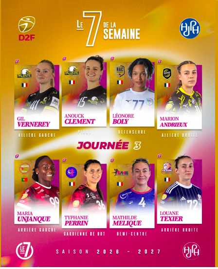 D2 - Louane Texier (SPUC) à l'honneur de la 3ème journée