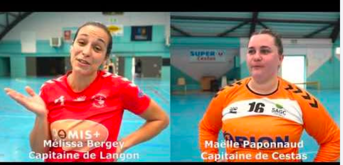 Reportage - Excellence régionale - Poule A - J2 - Mélissa Bergey (Stade Langonnais HB) : "On ne lâche jamais" ; Maêlle Paponnaud (SAG Cestas HB) : "On s'attendait à gagner"