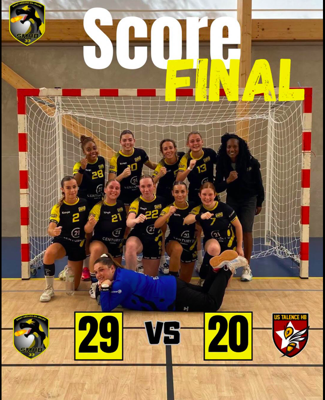 Excellence départementale - J3 - Saint Médard défait Talence