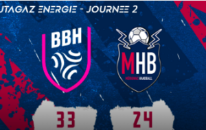 LFH - J2 - LE MHB N'A PAS RESISTE AUX CHAMPIONNES DE FRANCE BRESTOISES 