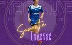 Transfert : Samantha Lavenac reprend à Canéjan (Excellence région)