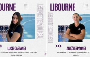 Libourne (Prénationale présente Lucie Castanet et Anaïs Espagnet