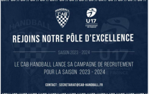 Le Pôle Excellence du CA Bèglais recrute 