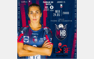 LFH - J25 - Mérignac Handball (12/29 pts) / ES Besançon Féminin HB (7/47 pts) 