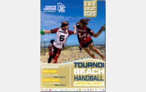 Beach Handball : Les Légeoises remportent le Tournoi de Montalivet chez les Séniors 