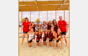 Beach Handball - Les Girondines Championnes de France 