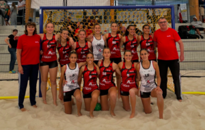 Finale Intercomités de Beach Handball : Les Girondines vice-championne de France 