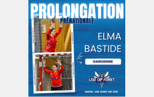 Prénationale - Prolongation - Elma Bastide assurémment lègeoise 