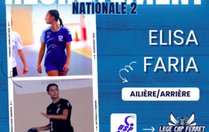 N2 - Recrutement - Elisa Faria arrive à Lège 