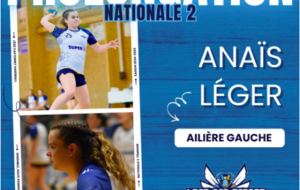 N2 - Lège Cap-Ferret - Anaïs Léger prolonge 