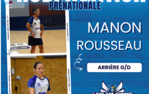 Prénationale - Lège Cap-Ferret - Manon Rousseau de retour sans être partie 