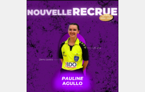 Excellence Régionale - Recrutement - Pauline Agullo arrive à Canéjan 