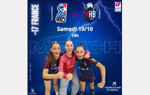 L'affiche - U17 - J5 - Mérignac dans l'antre de Tournefeuille 