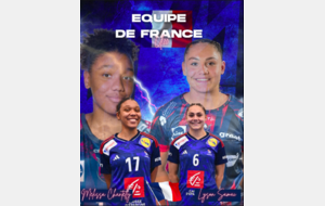 Equipe de France : Melissa Chantely et Lyson Samai (Mérignac HB) sont avec les U20