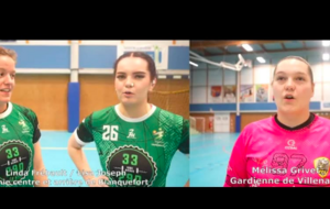 Reportage - N3T - J15 - Linda Frebault (ES Blanquefort HB) :  On est capable du meilleur  ; Mélissa Grivet (Villenave HBC) :  On a mis de l'envie 