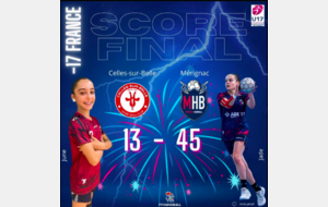 U17 - Niveau haut - J6 -  Large victoire de Mérignac 