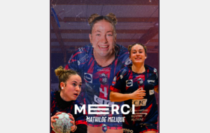 LFH - Mathilde Melique quitte Mérignac 