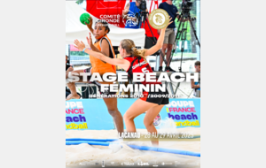 Beach Handball - Stage féminin à Lacanau 