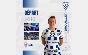 D2 - Lalie Brouillet quitte le CA Bèglais 