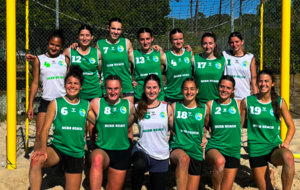 Le HBC Belin Beliet porte drapeau du Beach Handball nouvel aquitain et girondin 