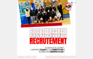 Excellence départementale - Recrutement - Parempuyre recherche des joueuses 
