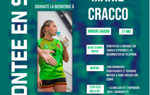 Excellence régionale - Léognan HB - Marie Cracco rejoint aussi les séniors 