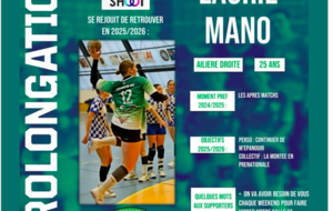 Excellence régionale - Laurie Mano reste léognanaise 